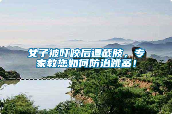 女子被叮咬后遭截肢，專(zhuān)家教您如何防治跳蚤！