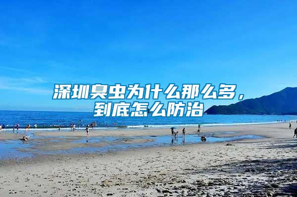 深圳臭蟲為什么那么多，到底怎么防治