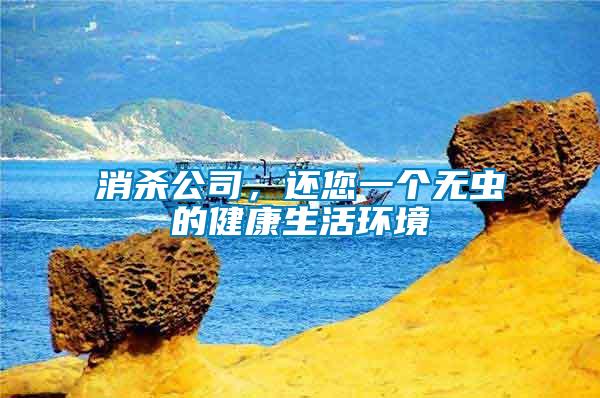 消殺公司，還您一個無蟲的健康生活環境