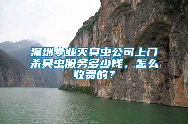 深圳專業滅臭蟲公司上門殺臭蟲服務多少錢，怎么收費的？