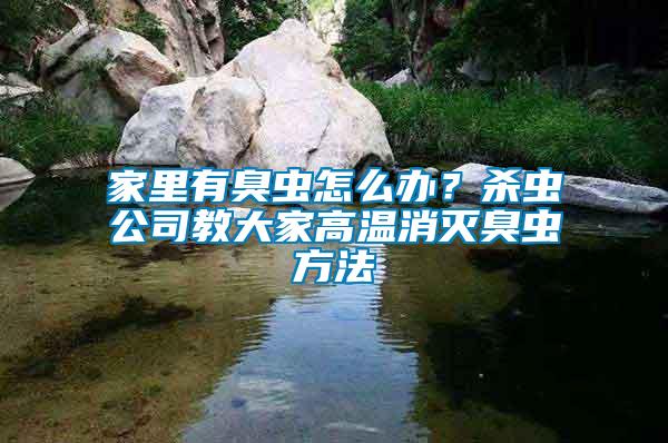 家里有臭蟲怎么辦？殺蟲公司教大家高溫消滅臭蟲方法