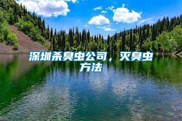 深圳殺臭蟲(chóng)公司，滅臭蟲(chóng)方法