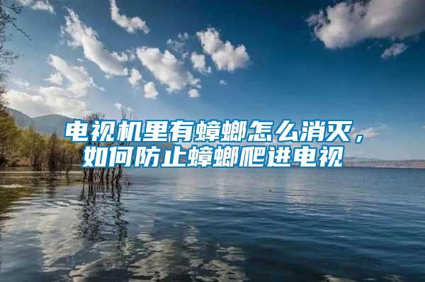 電視機里有蟑螂怎么消滅，如何防止蟑螂爬進電視