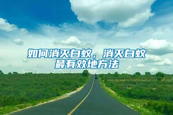 如何消滅白蟻，消滅白蟻?zhàn)钣行У胤椒?/></p>
             <p style=