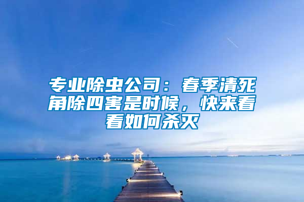 專業(yè)除蟲(chóng)公司：春季清死角除四害是時(shí)候，快來(lái)看看如何殺滅