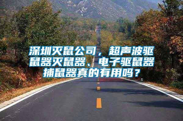 深圳滅鼠公司，超聲波驅鼠器滅鼠器、電子驅鼠器捕鼠器真的有用嗎？