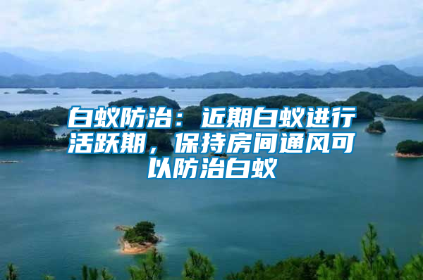 白蟻防治：近期白蟻進行活躍期，保持房間通風可以防治白蟻